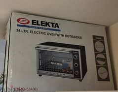 Electa electric oven (rarely used)