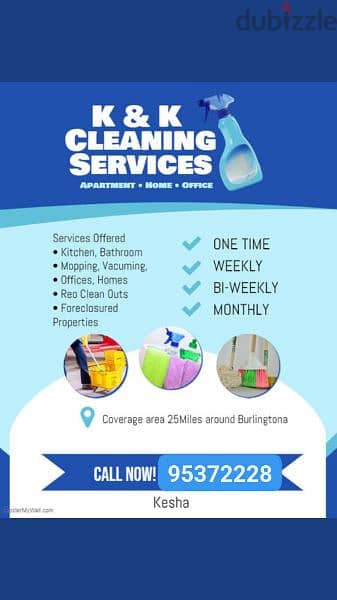 House cleaning villa office apartment & kitchen deep cleaning service 0