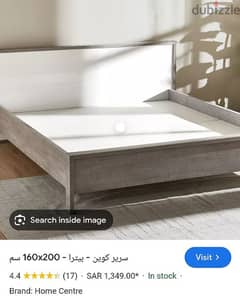 bed queen 160*200- homecenter without mattress 0