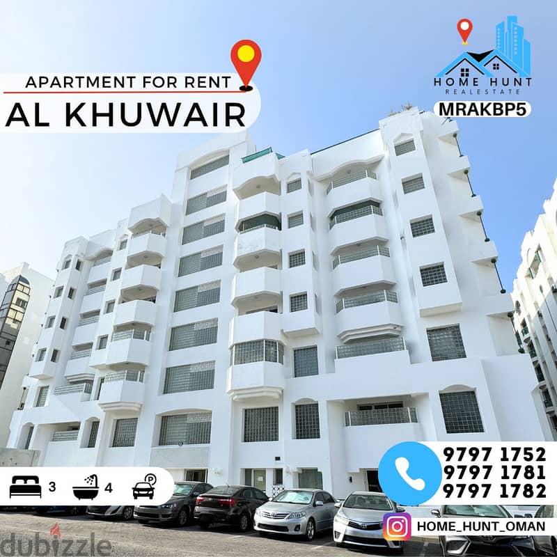 AL KHUWAIR  | SPACIOUS 3BHK PENTHOUSE APARTMENT FOR RENT 0