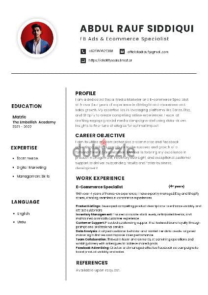 Digital Marketer & Ecommerce Specialist 0