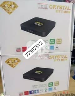 Crystal Tv Setup Box with one Year Ip_Tv subscription