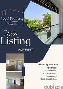 Stunning 2+1 beautiful apartment for rent and sale