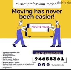 Muscat professional movers House shifting and transport 0