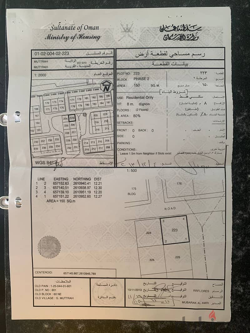 بناية للبيع بروي حي مطرح التجاري قابل للتفاوض 1