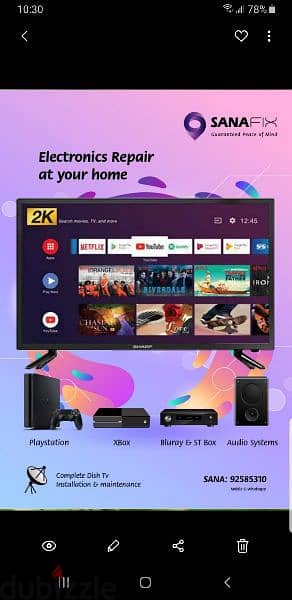 led lcd smart tv rapairing home sarvice