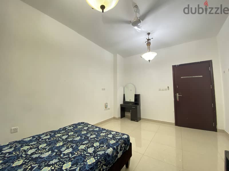 Fully Furnished neat and clean room with private washroom in Al Ghubra 2