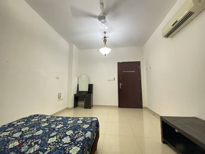 Fully Furnished neat and clean room with private washroom in Al Ghubra 3