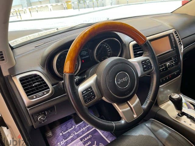 Perfect White Jeep ,Grand Cherokee ,2012 ,Overland 6