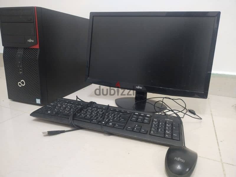 Fujitsu desktop full set I5 processor 1 TB hard disk and 8 GB Ram 1