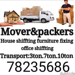 The mover's House shifting Carpenter Pickup Truck rental 3 ton 7 10