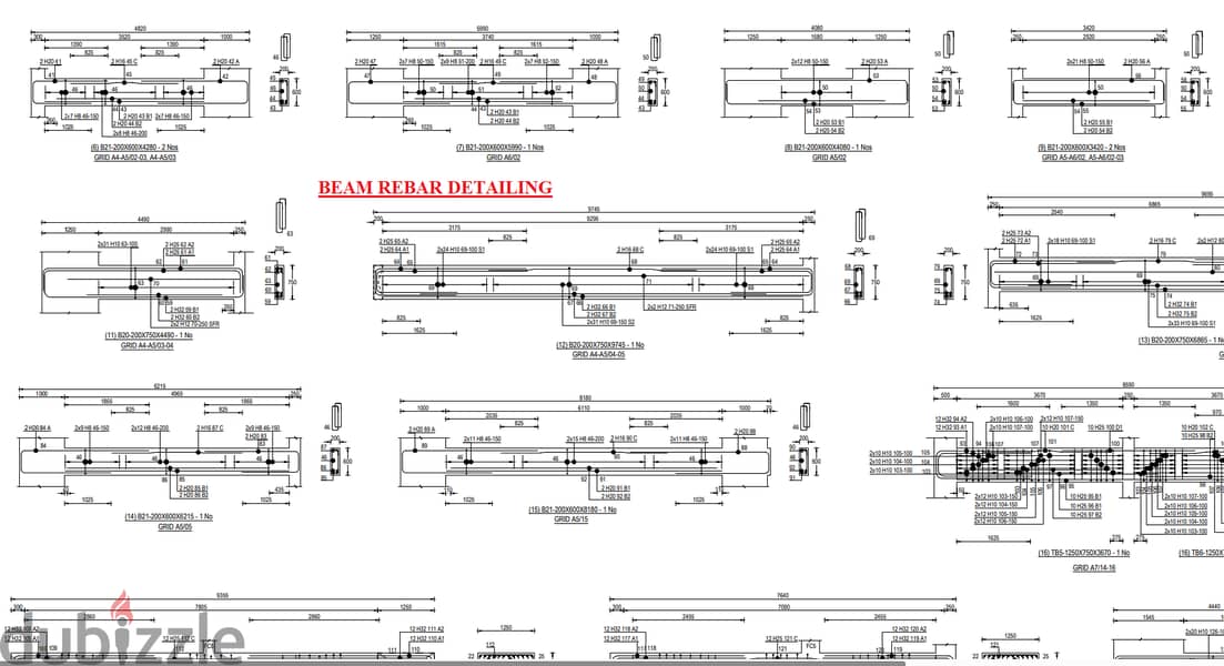 Construction Rebar Detailing and Bar Bending schedules. 0