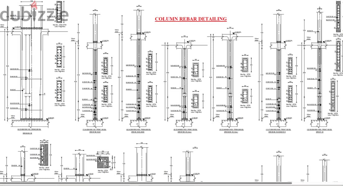 Construction Rebar Detailing and Bar Bending schedules. 3