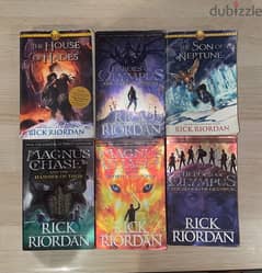 RICK RIORDAN BOOKS for 5 rials