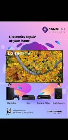 SONY SAMSUNG LG SMART NORMAL LED LCD TV RAPAIRING 0