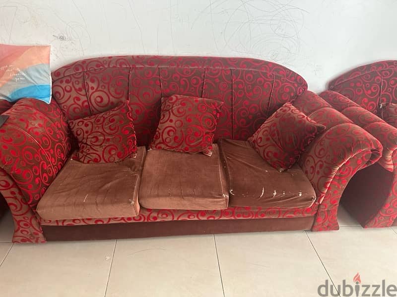 Sofa 3+1+1 seater for used 2