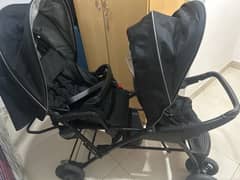 GRACO brand twin stroller very good condition