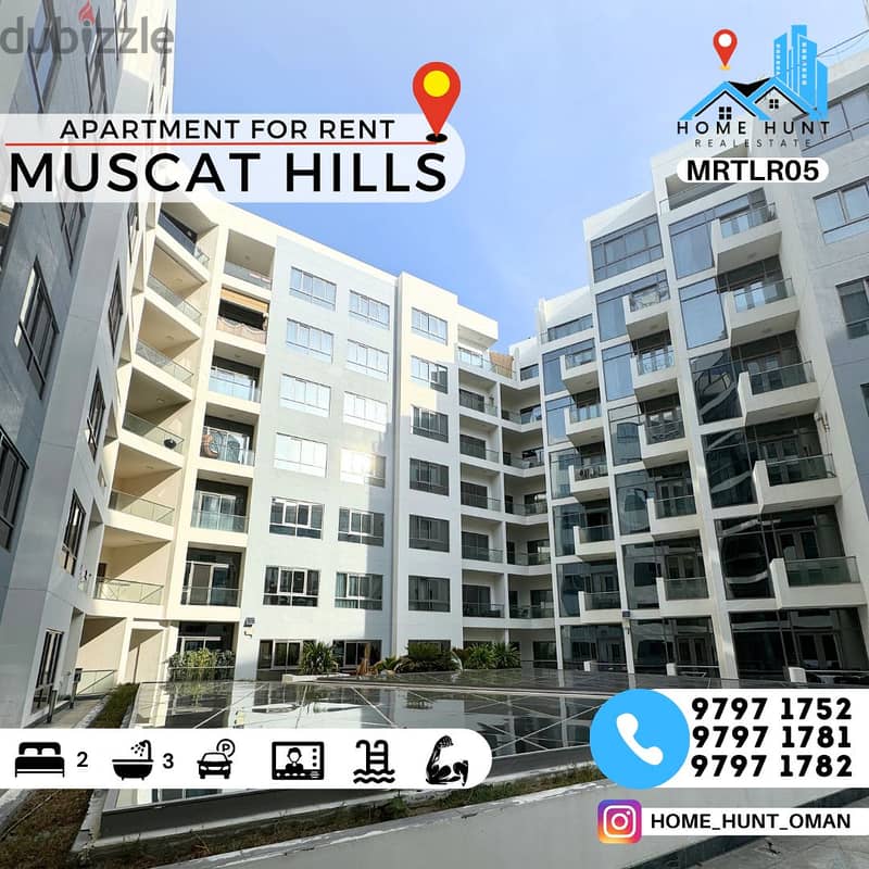 MUSCAT HILLS | FULLY FURNISHED 2BHK APARTMENT FOR RENT 0