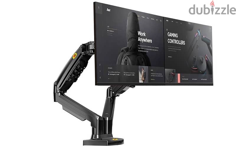 حامل شاشة مزدوج F160 Dual Monitor Desk  Mount Stand F160 stand monitor 2