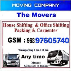 Muscat Movers and packers House office furniture fixing bast transport