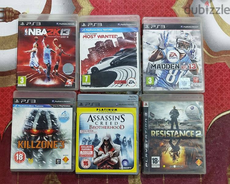 ps3 slim with a lot of games 1