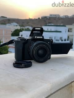 Canon EOS M50 Mark II + 18-45mm Lens, Battery, Charger, Strap Included