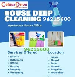 House cleaning villa office apartment & kitchen deep cleaning service