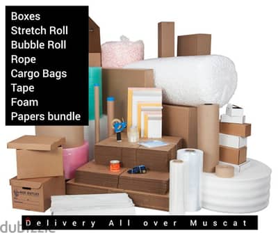 Wholesale Packaging Material Boxes Stretch roll Bubble roll Cargo bags