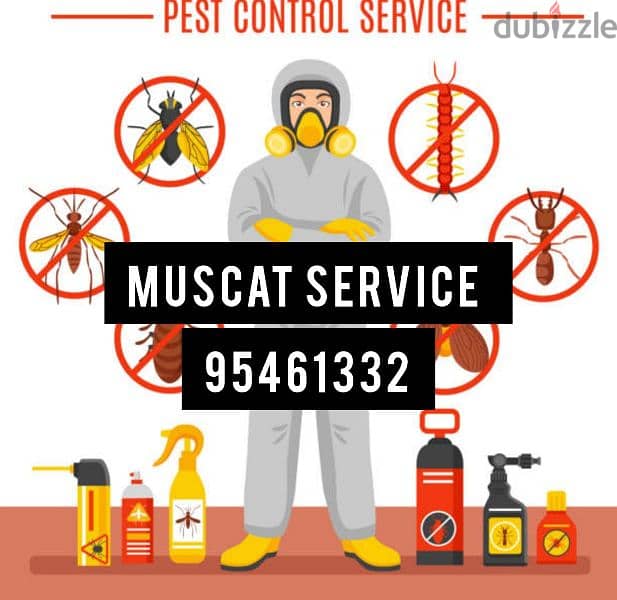 Muscat Pest Control Service for Cockroaches Bedbugs Spiders Ants 0