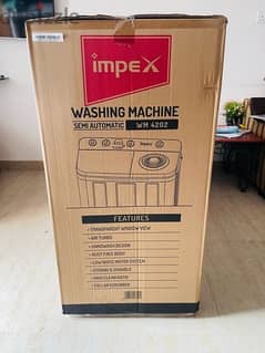 Impex, semi Automatic washing machine.