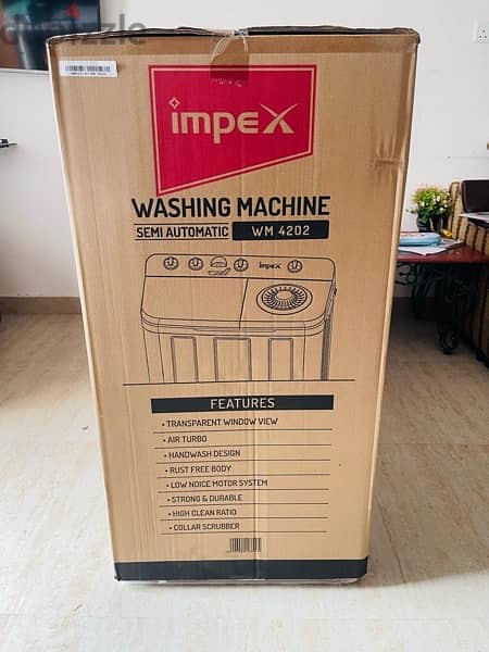 Impex, semi Automatic washing machine. 0