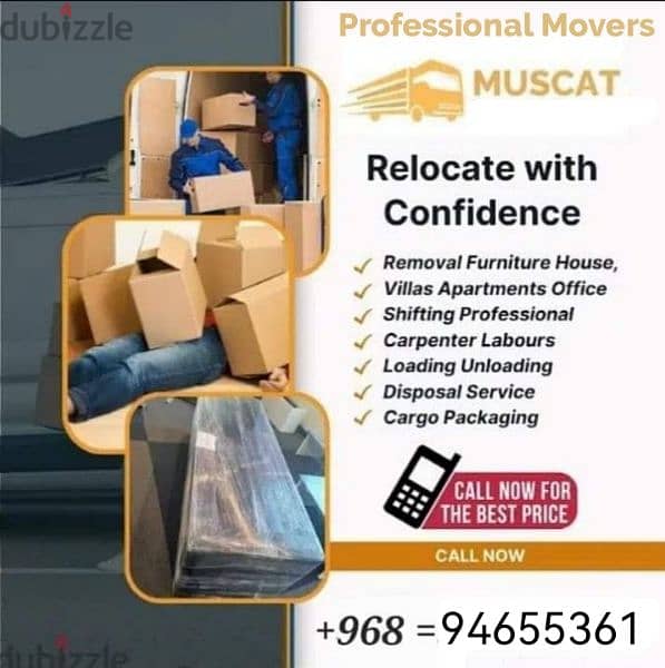 Muscat professional movear house shifting and transport 0