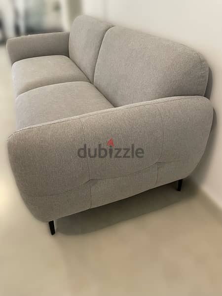 Grey sofa set طقم كنب رمادي 1