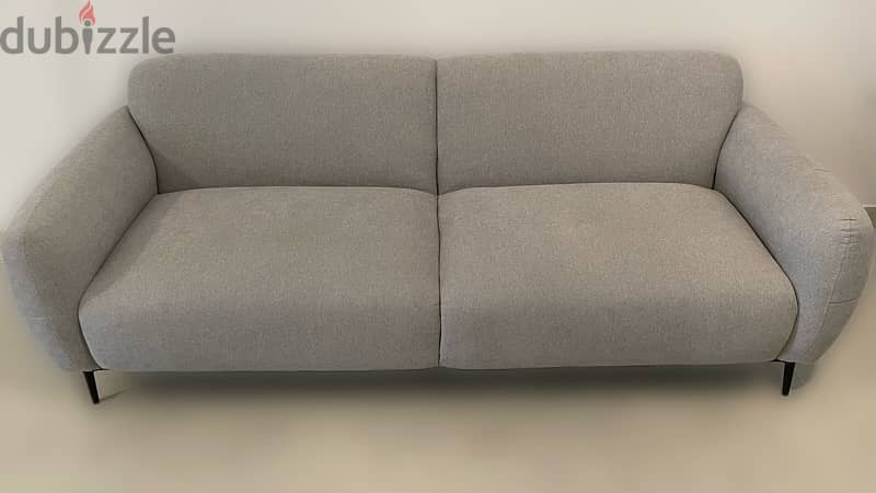 Grey sofa set طقم كنب رمادي 2