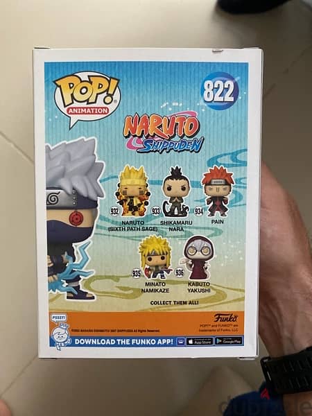 Funko POP! - Kakashi (Lightning Blade) #822 Glows in the Dark! 1