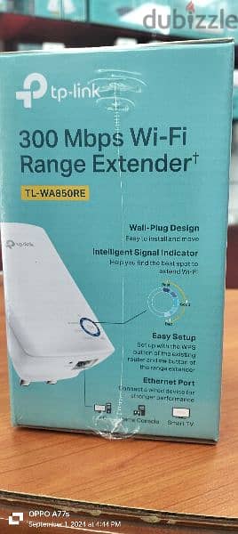 tp-link Wi-Fi  Range Extender N300 2×2 MIMO TL-WA850RE 1