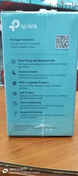 tp-link Wi-Fi  Range Extender N300 2×2 MIMO TL-WA850RE 3