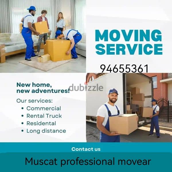 Muscat professional movear house shifting and transport 0