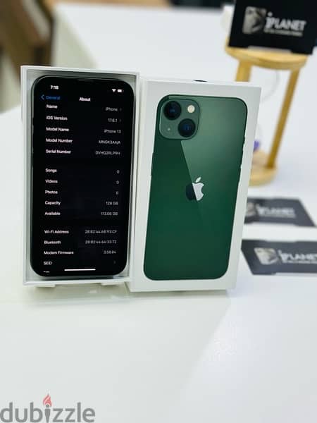 iPhone 13 128GB zero scratch amazing condition with box best price 2