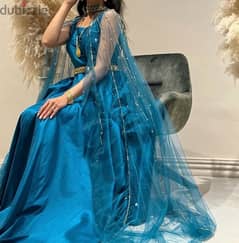 engagment / evening dress  فستان ملكه فخم وراقي ومليان شك 0