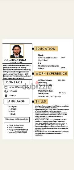 I am looking for job