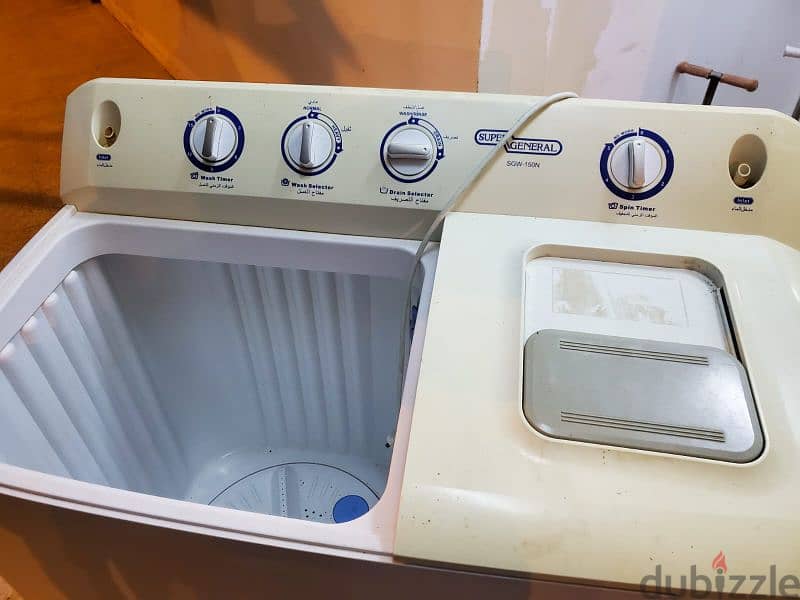 super- General semi-auto washing machine 1