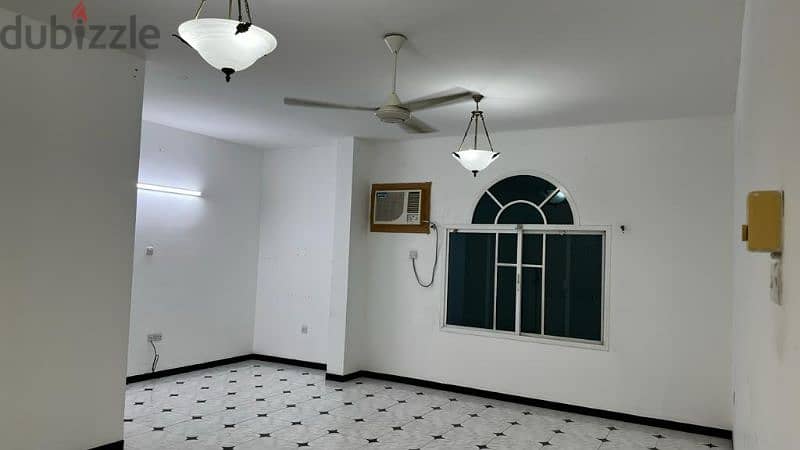 a huge 1 bhk flat near Pakistan school and Kims hospital darsait 12