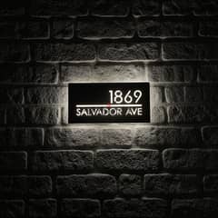 House Number Led Boards