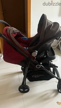 Stroller and play gym