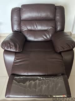 Recliner sofa set, bought last year