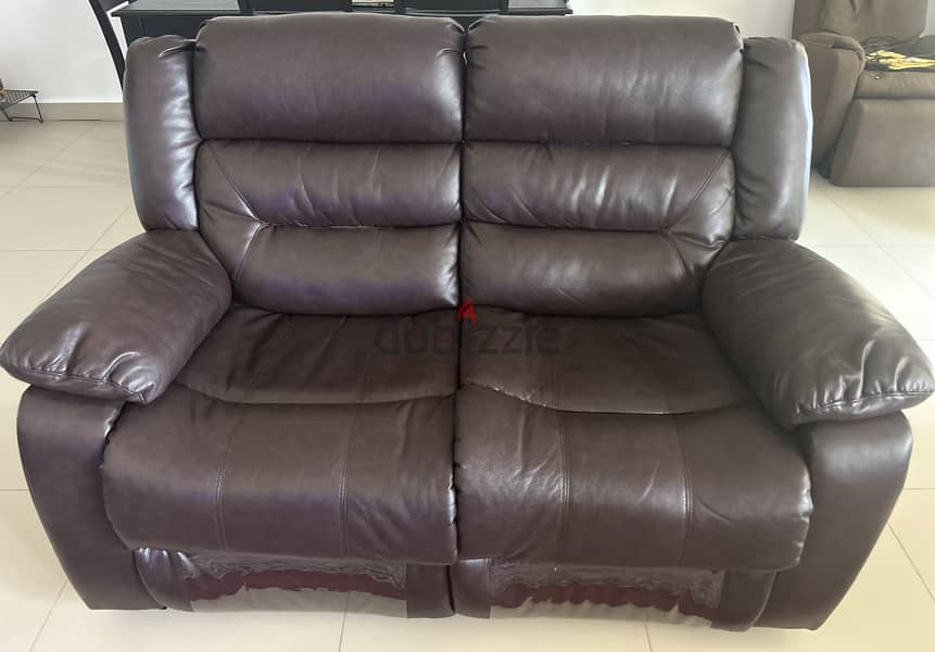 Recliner sofa set, bought last year 4