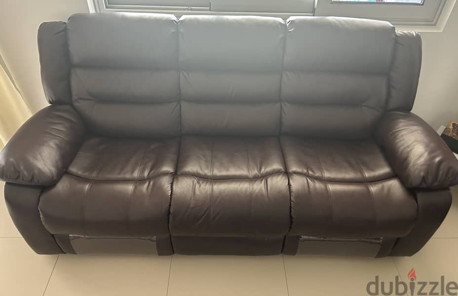 Recliner sofa set, bought last year 5