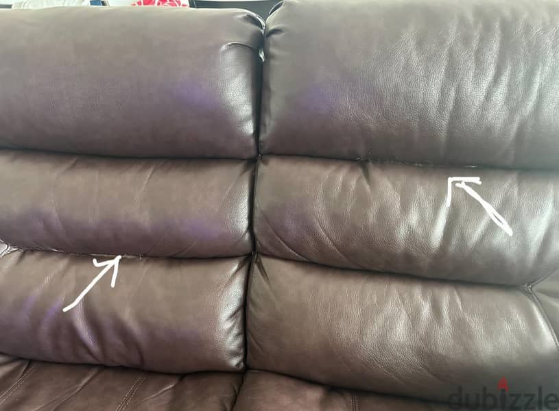 Recliner sofa set, bought last year 7