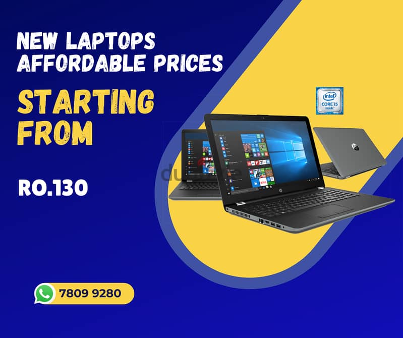 New Laptops Affordable Prices Starting From RO. 130 0